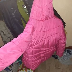 Pink winter coat